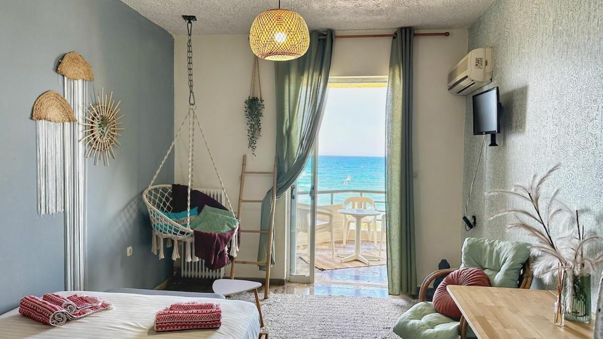 Akasha Waves Lägenhet Rethymno Exteriör bild